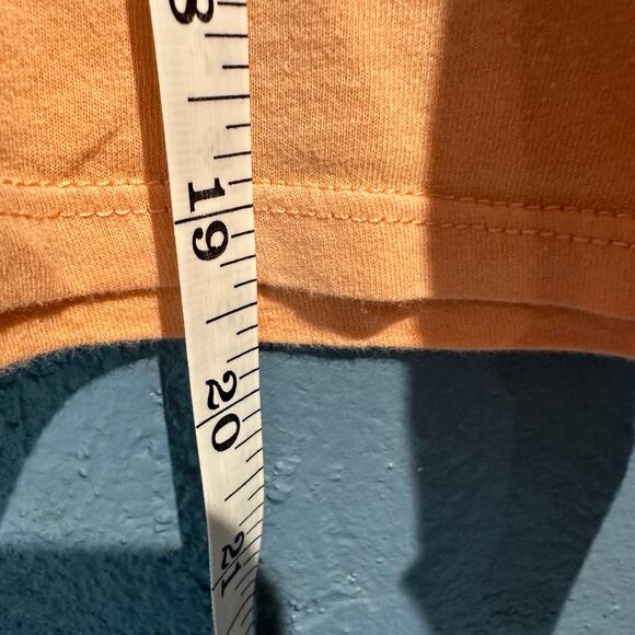 Hurley Large Crop Tank Peach 100% Cotton Natural Fibers Beach Cruise Gym Workout - Picture 6 of 8